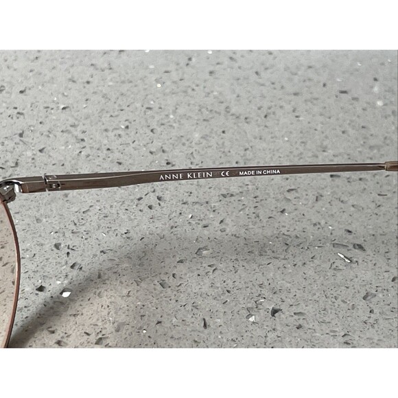 Anne Klein Eyeglasses Frames ONLY AK7010 K1046 Oval Full Rim 48-19-135 Gold main image 15